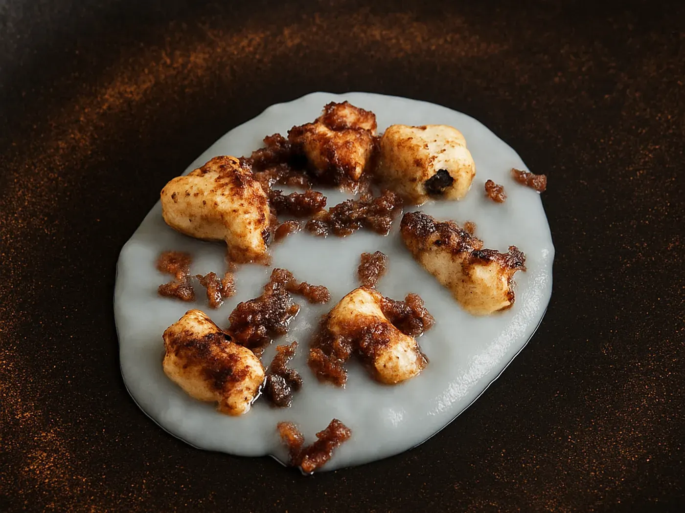 Tortellini chiusi a mano su un vassoio infarinato